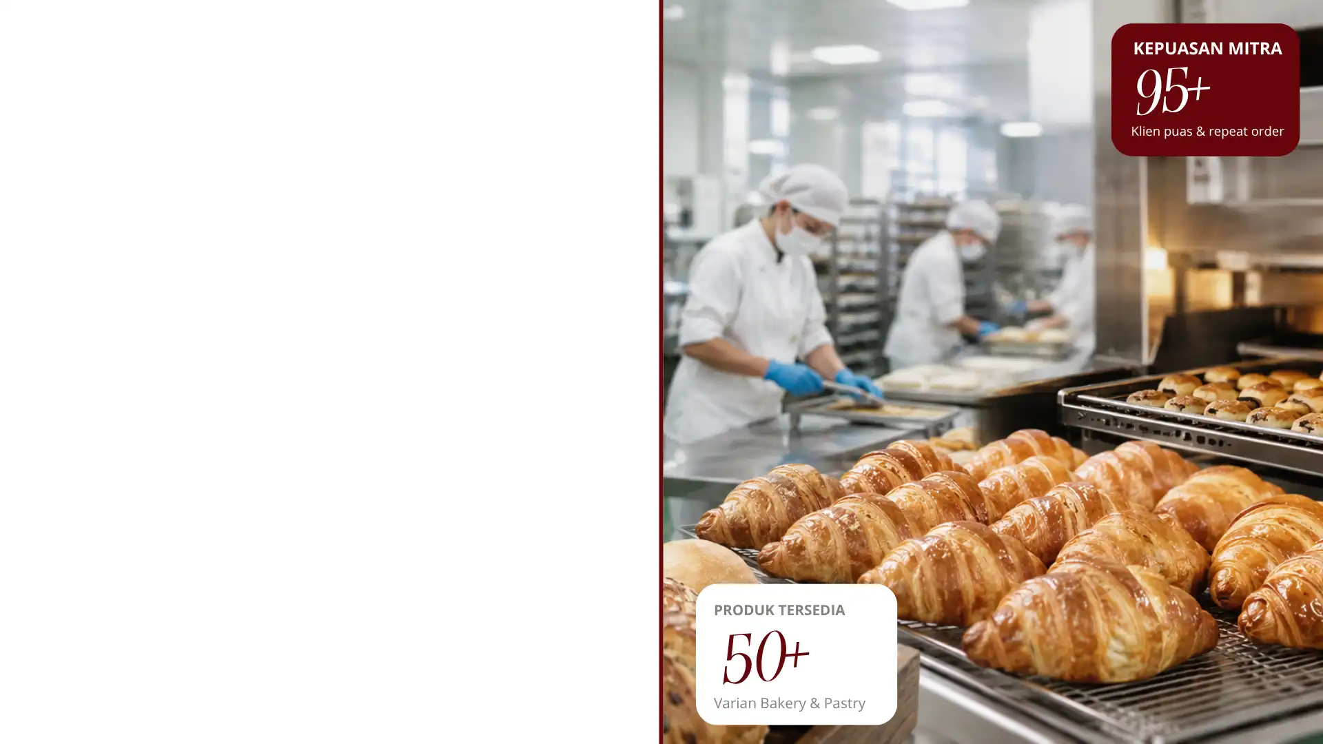 Banner Deskop Pabrik Bakery Custom Chassimo
