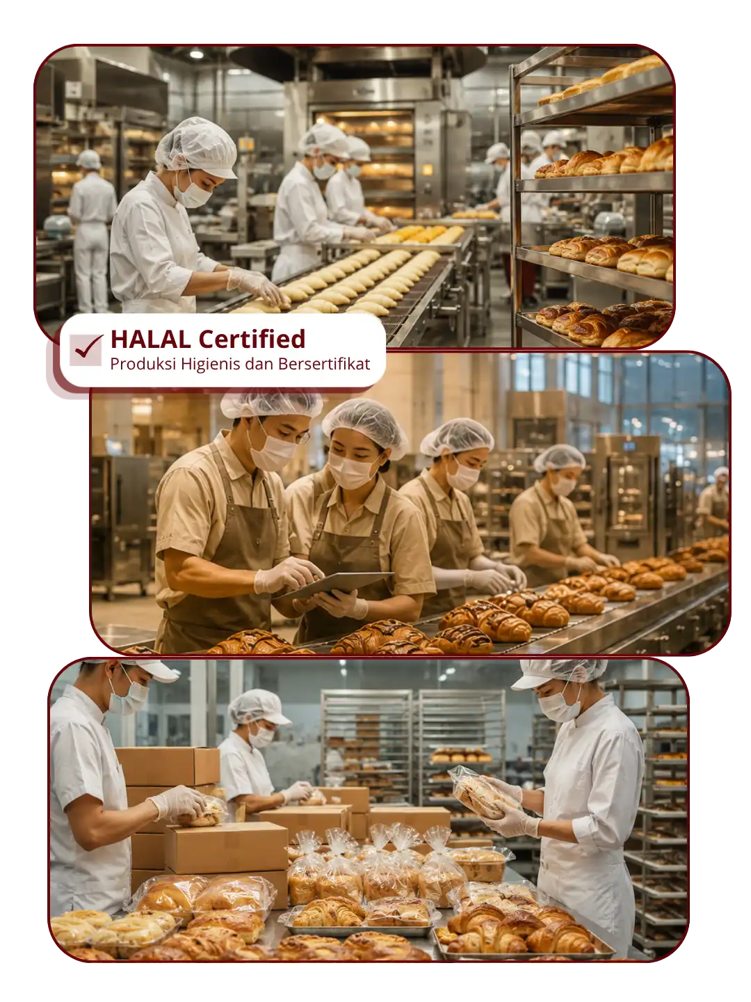 Gambar Proses Produksi Pabrik Bakery Chassimo