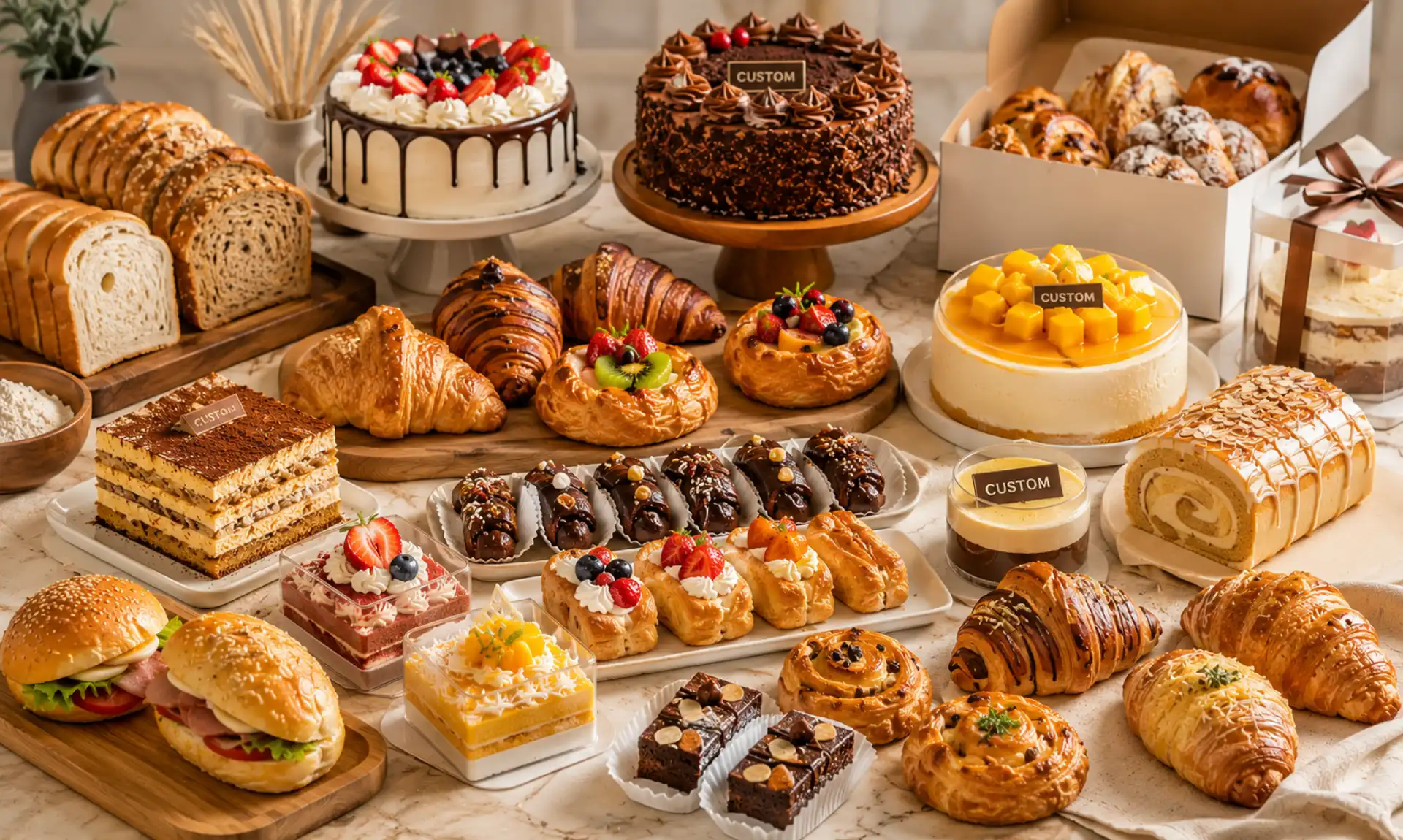 Gambar custom bread hasil produksi pabrik bakery custom Chassimo