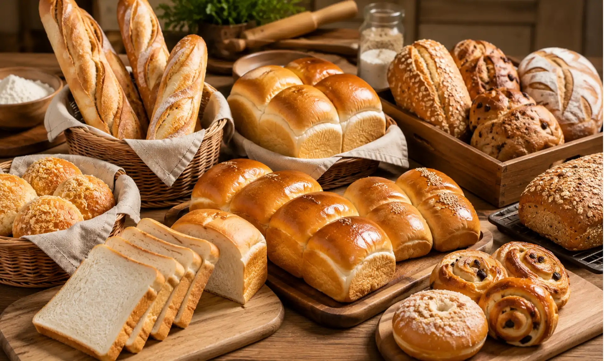 Gambar roti hasil produksi pabrik bakery custom Chassimo