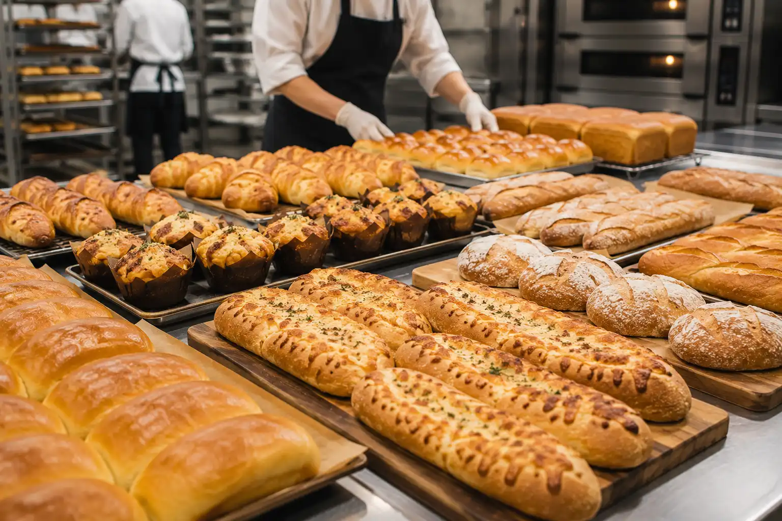 Hasil produksi bread supplier kue Chassimo