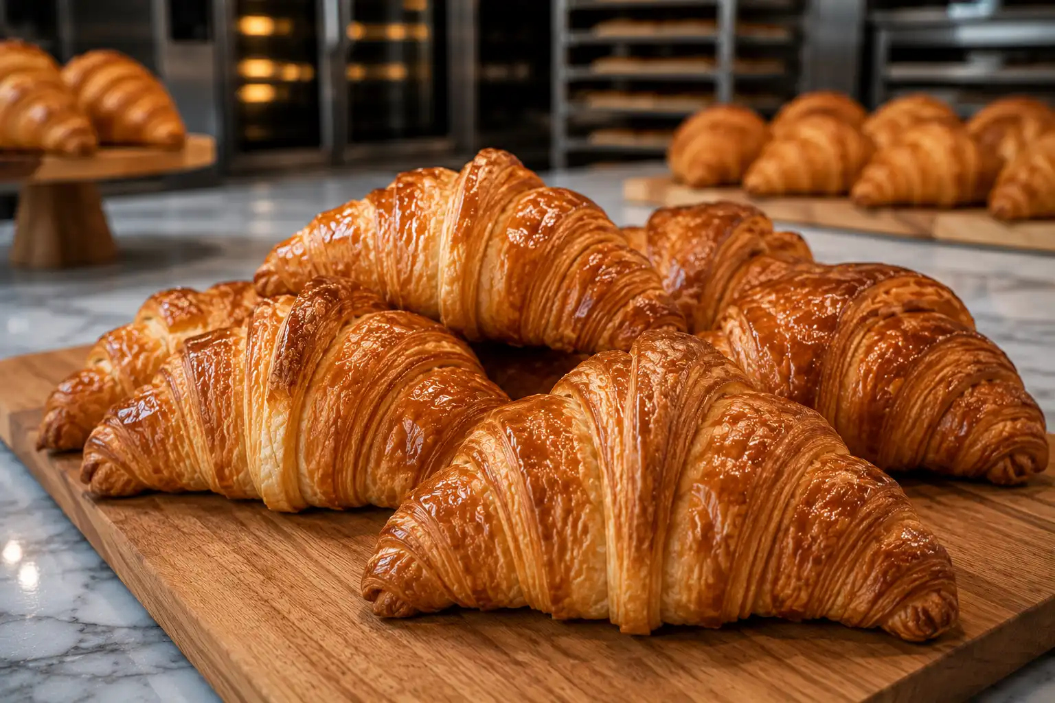 Hasil produksi croissant order pastry Chassimo