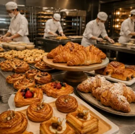 Hasil produksi pastry produsen roti Chassimo
