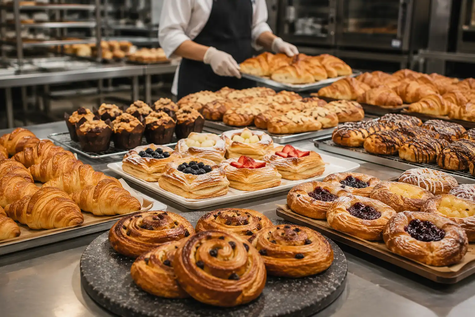 Hasil produksi pastry supplier kue Chassimo