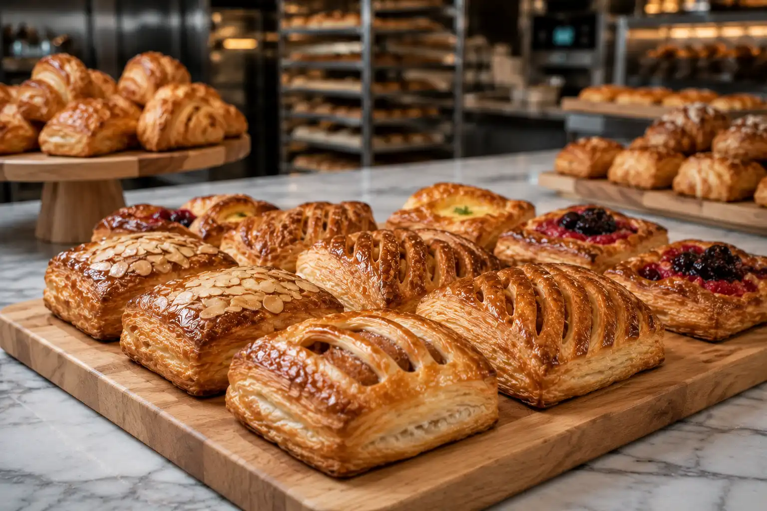 Hasil produksi puff pastry order pastry Chassimo