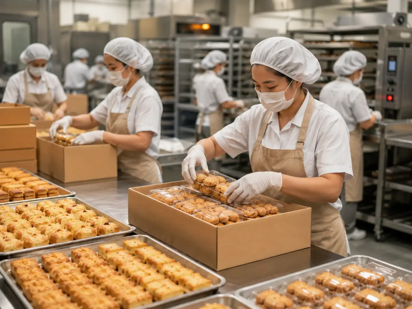 Proses produksi Chassimo sebagai distributor kue professional dan tepercaya