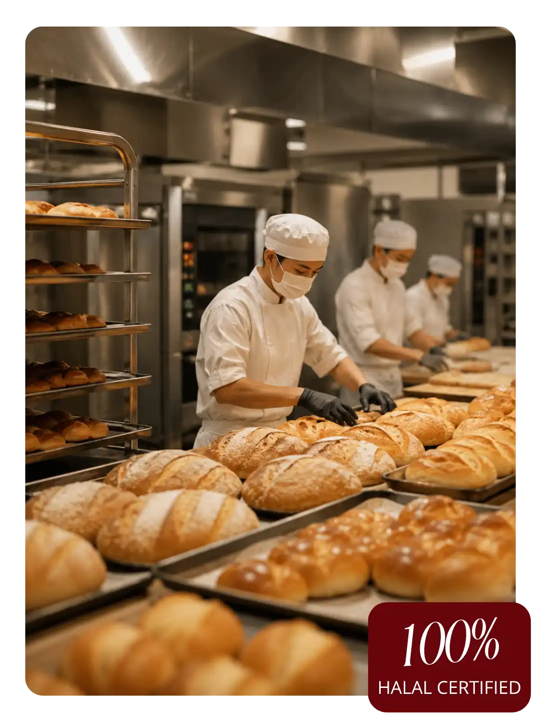 Proses produksi produsen roti Chassimo