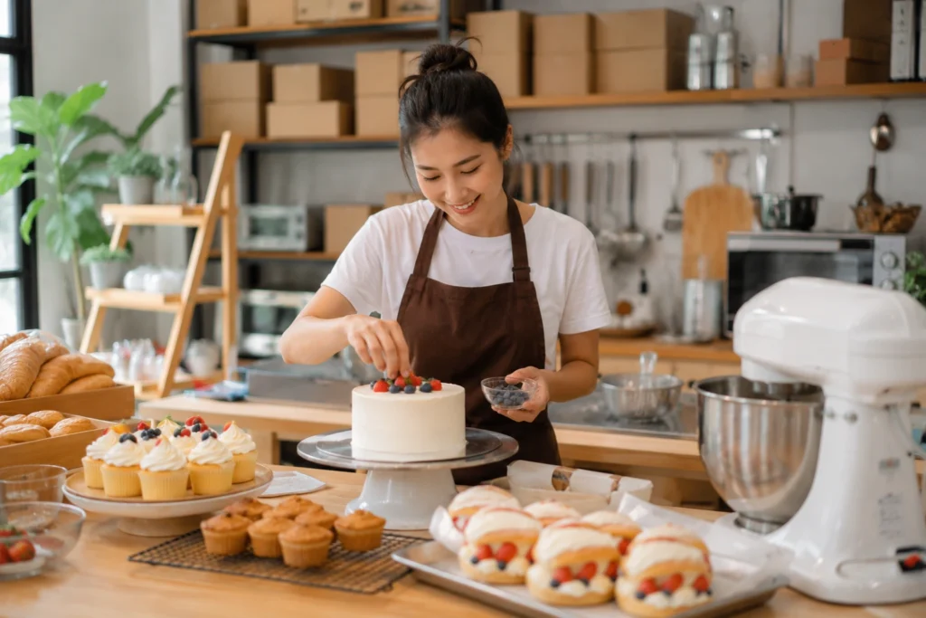 cara berbisnis kue
