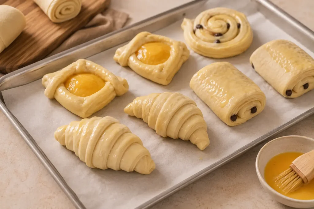 pastry ready to bake