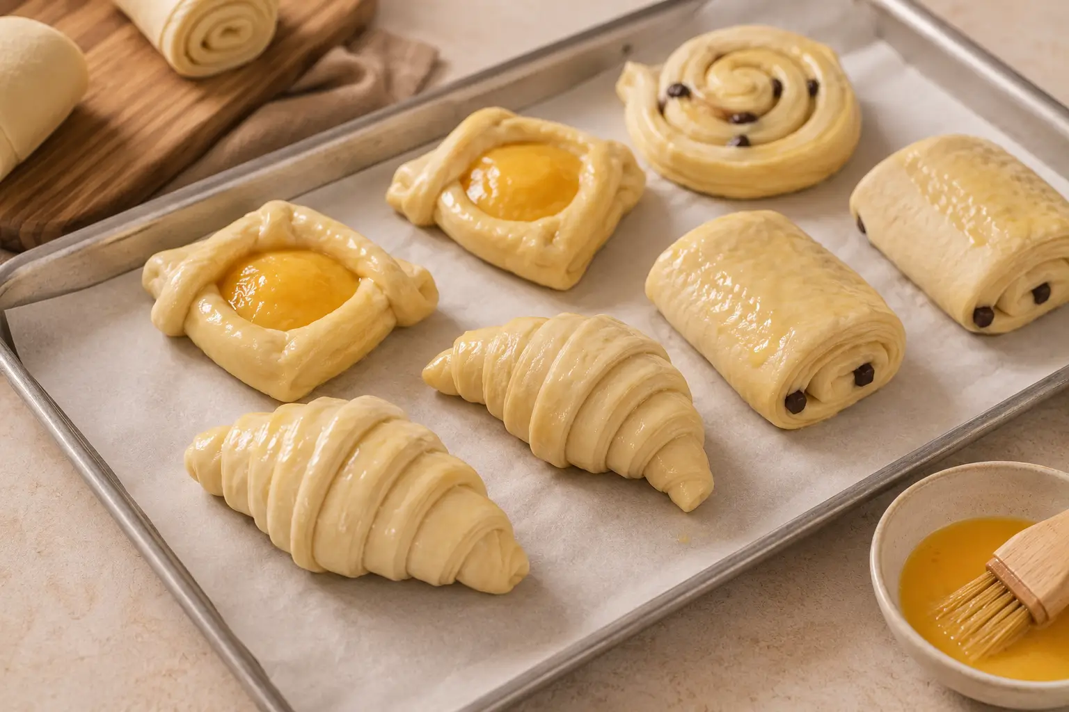 pastry ready to bake