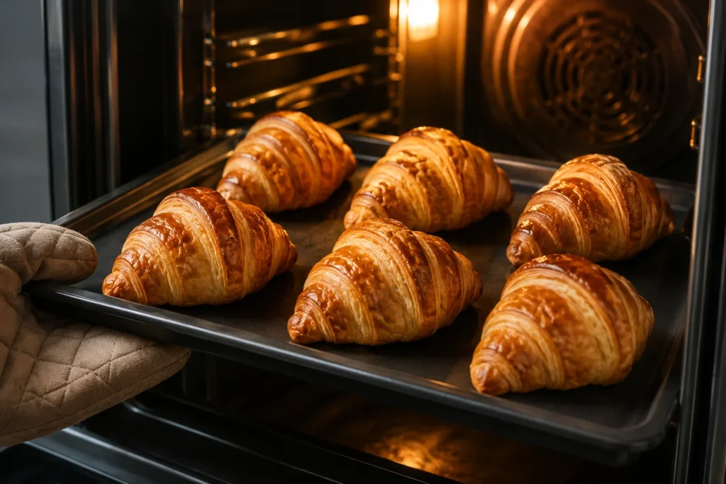 cara memanggang croissant beku