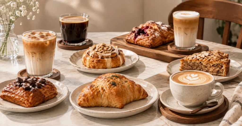 menu bakery cafe