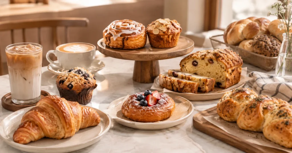 menu bakery cafe