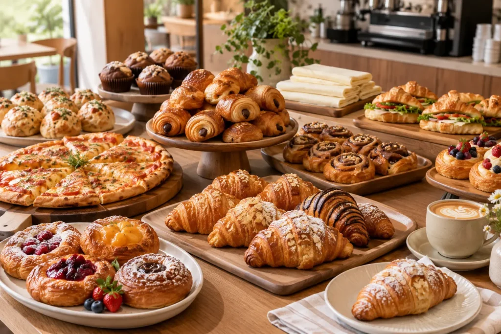 menu bakery cafe